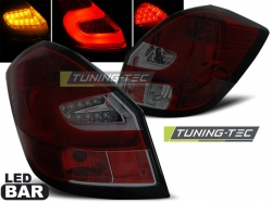 Tuning-Tec zadní čirá světla Red Smoke LED Bar - Škoda Fabia II (07 - 14)
