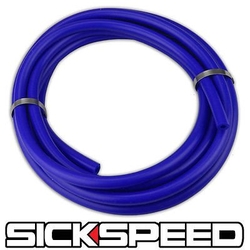 Sickspeed univerzální silikonová hadice 12mm ID - 3 metry, modrá