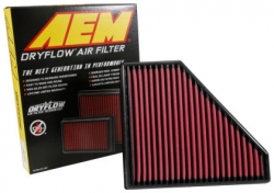 AEM vzduchový filtr DryFlow - Chevrolet Camaro V6 3.6 / 2.0T (16+)