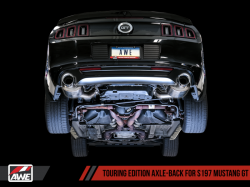 AWE Tuning axleback výfuk Touring Eedition - Ford Mustang GT V8 5.0 (11 - 14)