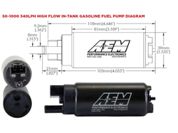 AEM palivové čerpadlo - 320LPH