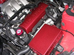 KDM karbon style kryt svíček - Hyundai Genesis Coupe 3.8 V6 (10 - 12)
