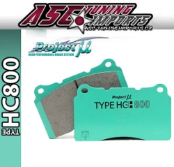 Project MU přední brzdové destičky TYPE HC800 - Honda Civic 8G Type-R FN2 (06 - 11)