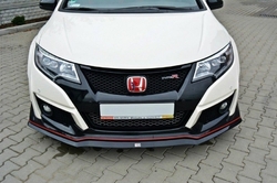 Maxton ABS lip V2 pod přední nárazník - Honda Civic 9G Type-R FK2 (15 - 17)