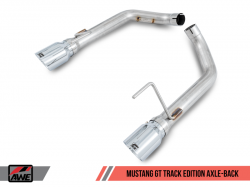 AWE Tuning axleback výfuk Track Edition - Ford Mustang GT V8 5.0 (15 - 17)