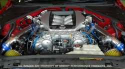 GReddy trubky k mezichladiči a BOV ventily - Nissan GT-R (09+)