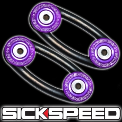 Sickspeed rychloupínáky nárazníku - fialové