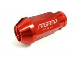 Arospeed odlehčené matice na kola Racing 20ks - Red