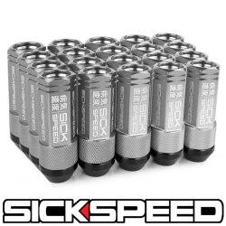 Sickspeed 3-dílné kolové matice 50mm - leštěné