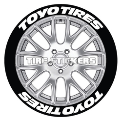 Tirestickers nálepky na pneumatiky - TOYO TIRES