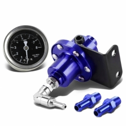 DNA palivová lišta a regulátor tlaku paliva - Toyota Supra MK4 JZA80 2JZ-GTE (93 - 98), barva modrá - modrá