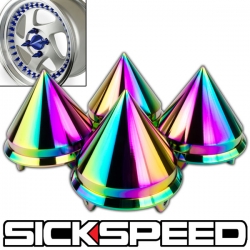 Sickspeed ozdobné hroty / středové krytky na kola - neochrome