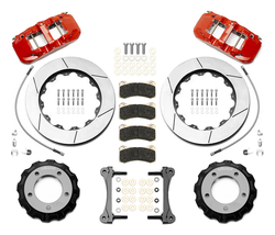 Willwood AERO6 Big Brake Truck Front Brake Kit 6-pístkové přední brzdové třmeny, brzdové destičky a plovoucí kotouče - Toyota Land Cruiser J200 (08 - 15)