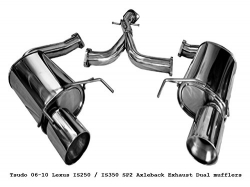 Tsudo SP V2 axleback výfuk - Lexus IS 250 (06 - 10)