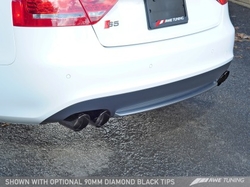 AWE Tuning catback výfuk Touring Edition Diamond Black tips 102mm - Audi S5 3.0t (13 - 17)