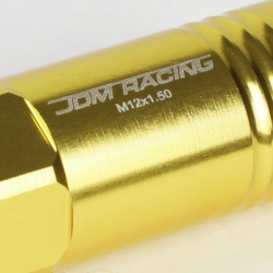 DNA matice na kola JDM Racing Open End 20ks - M12x1.5 Gold