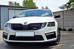 Maxton ABS lip V1 pod přední nárazník  - Škoda Octavia RS MK3 (12 - 16) / (17+)