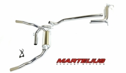 N-race Dual catback výfuk Martelius - Honda Civic 8G Type-R FN2 (06 - 11)