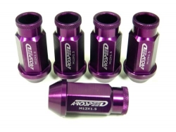 Arospeed odlehčené matice na kola Racing 20ks - Purple