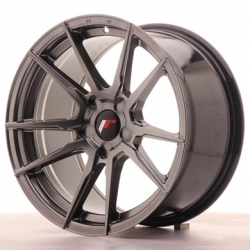 Japan Racing JR21 - 17x9 ET25-35 4x100 - 4x114,3 a 5x100 - 5x120, barva Hiper Black