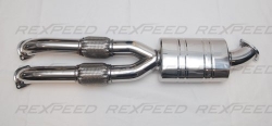 Rexpeed midpipe první díl výfuku - Nissan GT-R R35 (09+), verze s rezonátorem